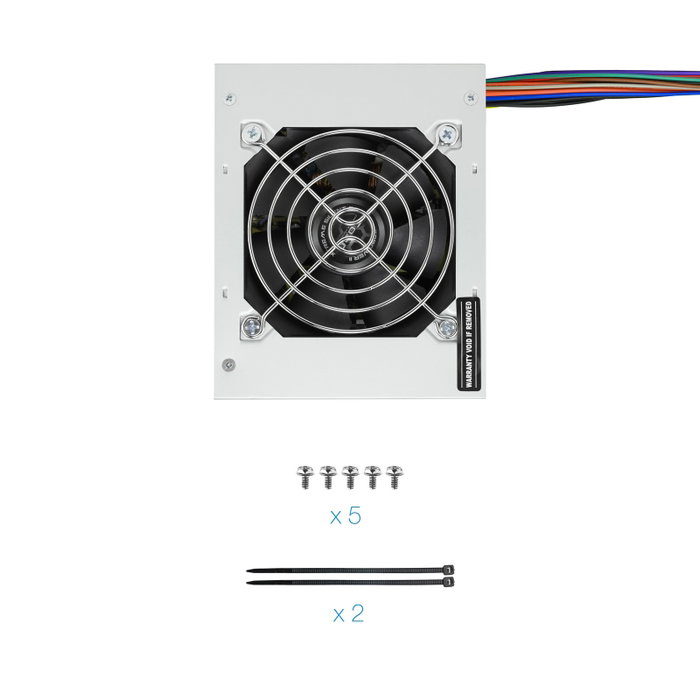 TOOQ Ecopower II 500W SFX Plata